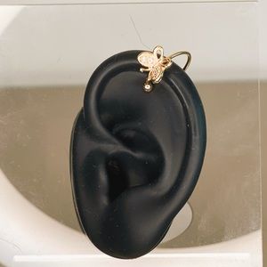 Semi-Fine 18k gold filled butterfly ear cuffs